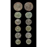 Ancient Roman Imperial Coins - Constantine I - London Mint - Bronzes Group [6]