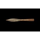 Medieval Ribbed Spearhead