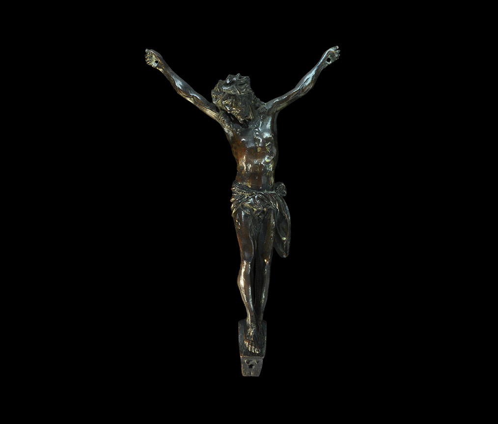 Post Medieval Italian Bronze Corpus Christi Figure