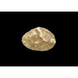 Stone Age French Bifacial Ovate Handaxe