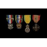 World Medals - France - Medaille Militaire, Croix de Guerre and Veterans Medal Group [4]