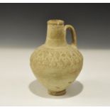 Indian Ceramic Buffware Pitcher