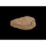 Stone Age Moroccan Sahara Bifacial Handaxe