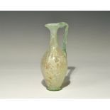 Roman Glass Flask with Handle