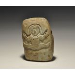 South America Pre Columbian Valdivia Birthing Stone Pendant