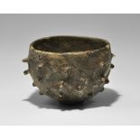 Islamic Syrian Glass Spiked Bowl