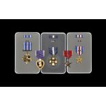 World Medals - USA - Boxed Military Medals and Purple Heart Group [5]