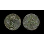 Ancient Roman Imperial Coins - Trajan - Felicitas Sestertius