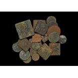 Medieval to Post Medieval Coin Weights Group [21]