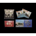 World Coins - UK 1982 Year Set with Jersey, Isle of Man and British Virgin Islands - Sets Group [5]