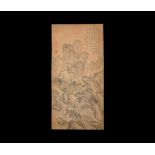 Chinese Qi Ying Scroll Painting