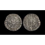 English Medieval Coins - Henry VI - London - Rosette Mascle Groat