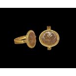 Roman Gold Double Eagle Ring