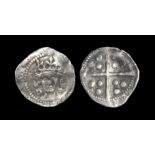 English Medieval Coins - Edward IV - Durham - Bishop Dudley - Local Dies Penny