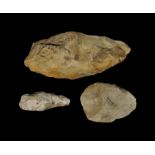 Stone Age British Handaxe and Implement Group