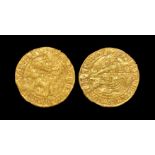 English Tudor Coins - Henry VIII - Gold Angel