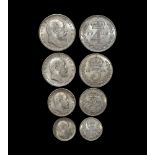 English Milled Coins - Edward VII - 1908 - Maundy Set [4]