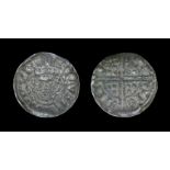 English Medieval Coins - Henry III - Continental Imitation - Long Cross Penny