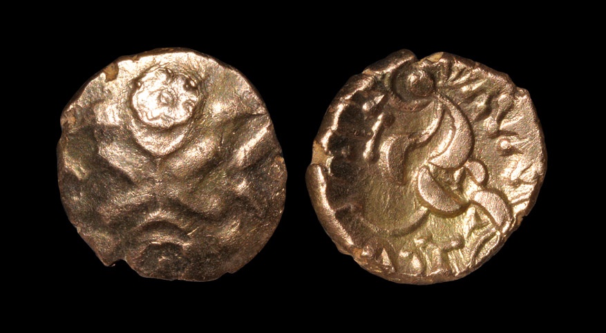 Celtic Iron Age Coins - Corieltauvi - Aunt Cost - Gold Stater