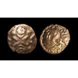 Celtic Iron Age Coins - Corieltauvi - Aunt Cost - Gold Stater