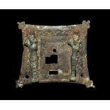 Greek Lock Plate with Herms