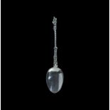 Post Medieval Martin Hall Hallmarked 'Madonna and Child' Apostle Spoon