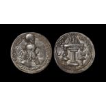 World Coins - Sassanian - Artashir I - Portrait Drachm (3363)