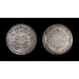 World Coins - Brazil under Portugal - 1816B - 960 Reis overstruck on Mexico 8 reales
