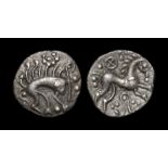 Celtic Iron Age Coins - Iceni - Norfolk Boar Phallic Silver Unit