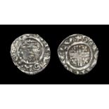 English Medieval Coins - Richard I - London / Stivene - Short Cross Penny