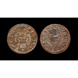 English Stuart Coins - Charles I - Maltravers Farthing