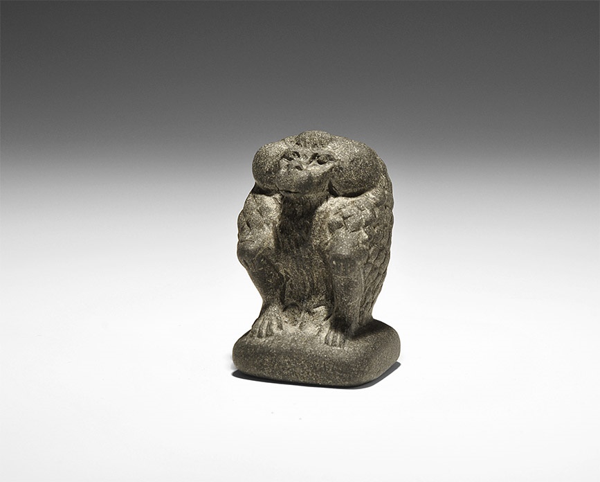 Egyptian Sacred Baboon Figure