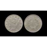 World Coins - USA - 1883 - Liberty Nickel (5 Cents)