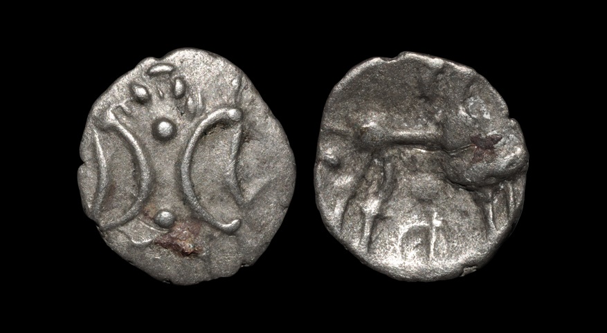 Celtic Iron Age Coins - Iceni - Mini Ecen Silver Half Unit