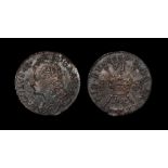 World Coins - Ireland - December 1689 - Gunmoney Sixpence