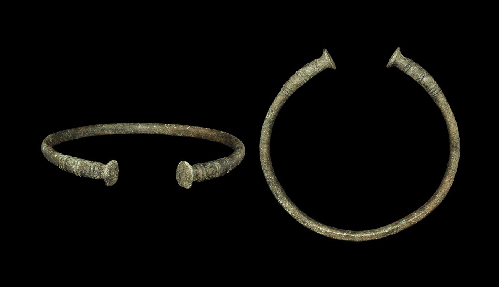 Iron Age Celtic Decorated Torc