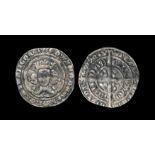 English Medieval Coins - Edward III - London - Pre Treaty Groat