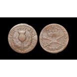 World Coins - Scotland - Charles II - 1677 IIIB for HIB - Turner/Bodle