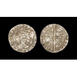 English Medieval Coins - Edward IV - London - Long Cross Groat