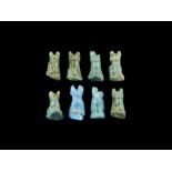 Egyptian Bastet Amulet Group