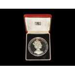 World Coins - Falkland Islands - Elizabeth II - 1985 - Royal Mint Cased Silver £25