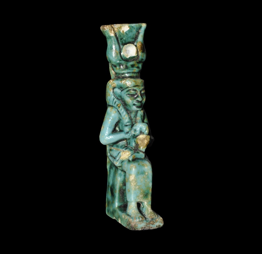 Egyptian Large Isis and Horus Amulet