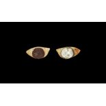 Egyptian Eye Inlay Pair