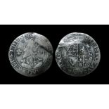 English Stuart Coins - Charles I - Aberystwyth - Sixpence