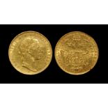 World Coins - Austria - Franz Joseph - 1855 A - Gold Trade Ducat