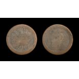 English Tokens - George III - 1797 - Engraved Cartwheel Penny Convict Love Token