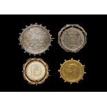 World Coins - France, Portuguese India and Spain - Coin Brooch Group [4]