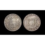 World Coins Mexico - Philip V - 1744 MF - Pillar 8 Reales