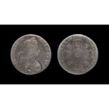 English Milled Coins - Charles II - 1666 - Elephant below Bust Crown