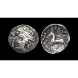 Celtic Iron Age Coins - Iceni - Bury Diadem Silver Unit
